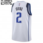 Maillot NBA Dallas Mavericks Kyrie Irving 2 Nike 2022-23 Association Edition Blanc Swingman - Enfant